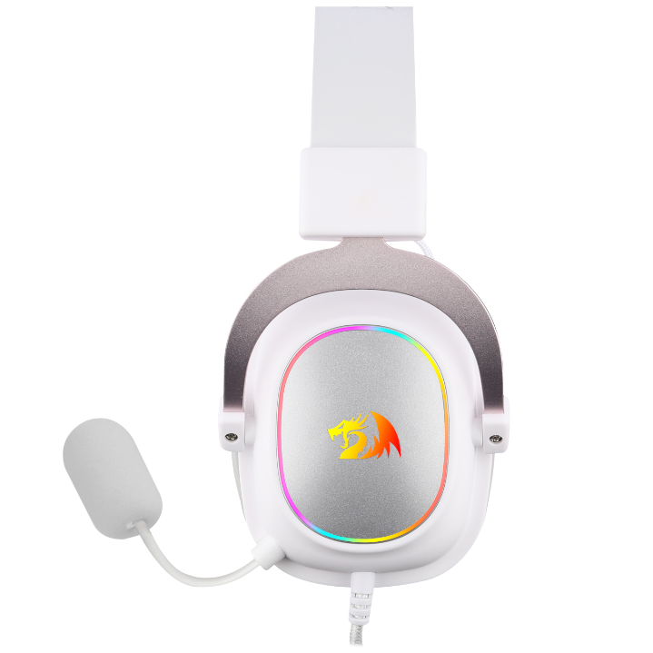 REDRAGON OVER-EAR ZEUS-X WIRELESS RGB HEADSET – WHITE