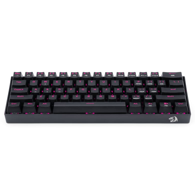 REDRAGON DRAGONBORN Wired Mechanical Keyboard Red LED 67Key Design – Black