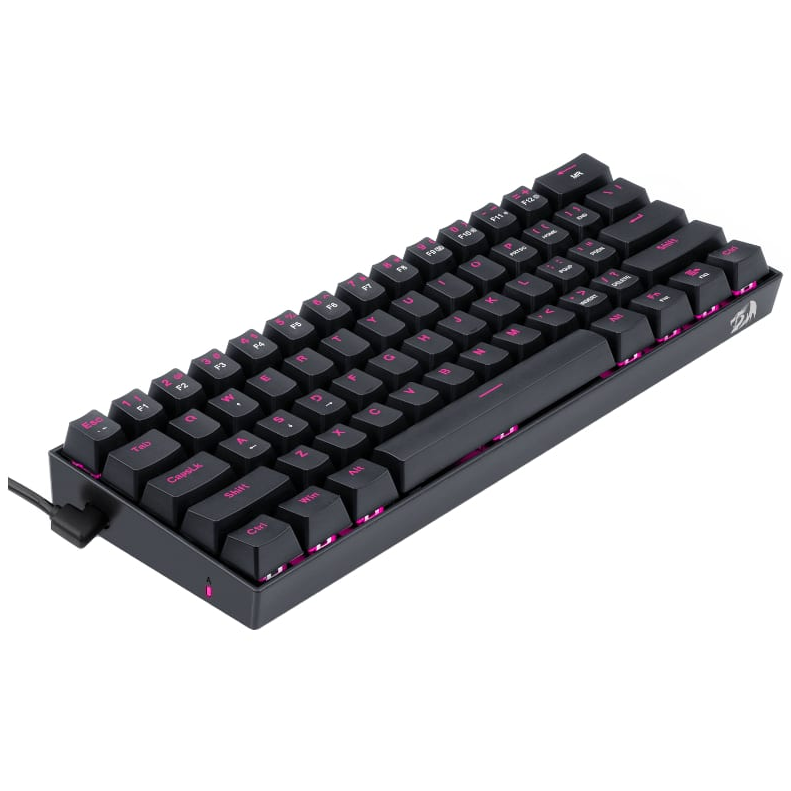 REDRAGON DRAGONBORN Wired Mechanical Keyboard Red LED 67Key Design – Black