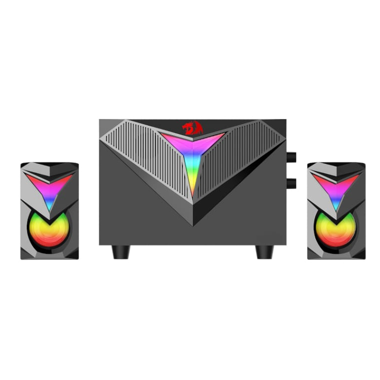 REDRAGON 2.1 Satellite Speaker TOCCATA RGB 11W Gaming Speaker – Black