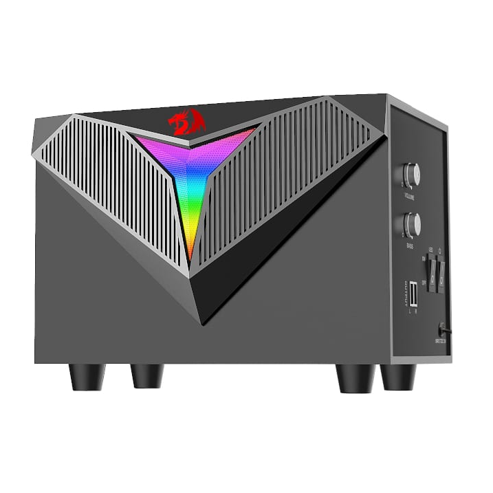 REDRAGON 2.1 Satellite Speaker TOCCATA RGB 11W Gaming Speaker – Black