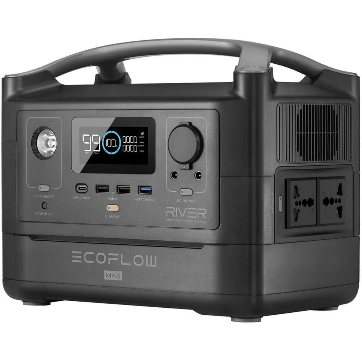 EcoFlow RIVER Max Portable Power Station - 576Wh battery – NoveltyHub