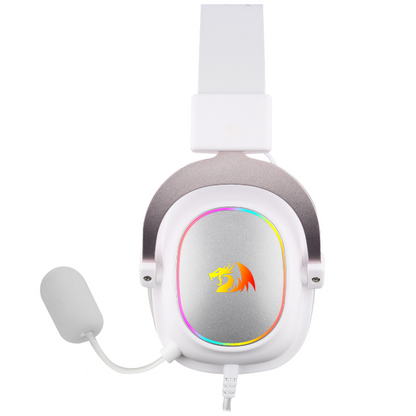 REDRAGON OVER-EAR ZEUS-X WIRELESS RGB HEADSET – WHITE
