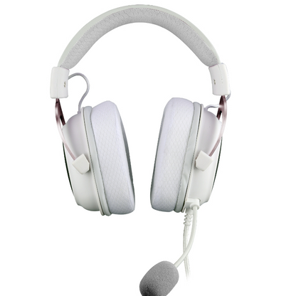 REDRAGON OVER-EAR ZEUS-X WIRELESS RGB HEADSET – WHITE