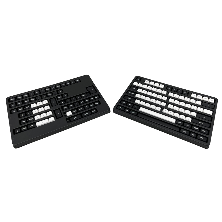 REDRAGON KeyCaps Black and White PBT 150Key set