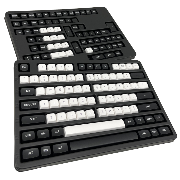 REDRAGON KeyCaps Black and White PBT 150Key set