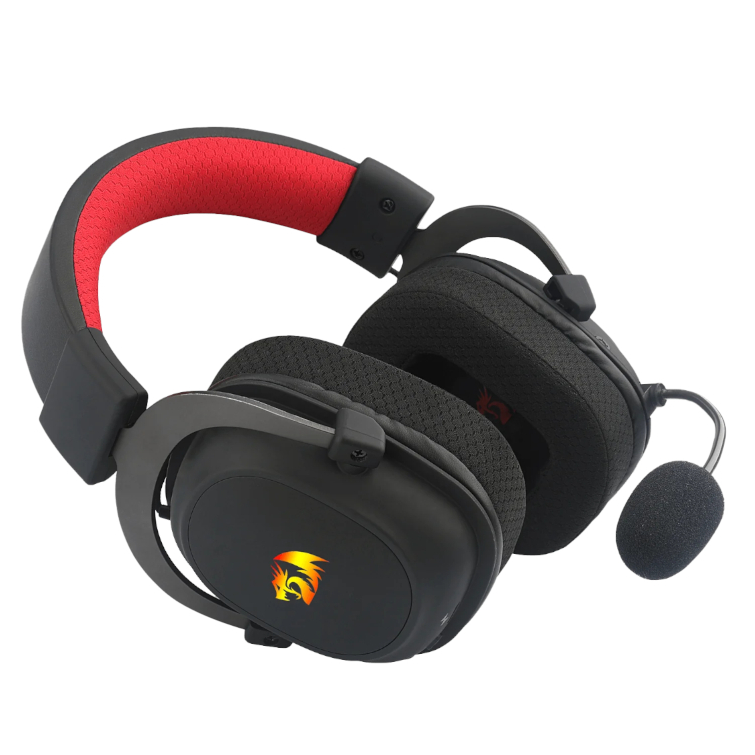 REDRAGON Over-Ear ZEUS-X Wireless RGB Gaming Headset – Black