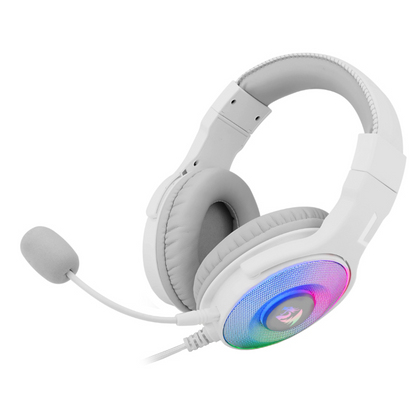 REDRAGON Over-Ear PANDORA USB RGB Gaming Headset – White